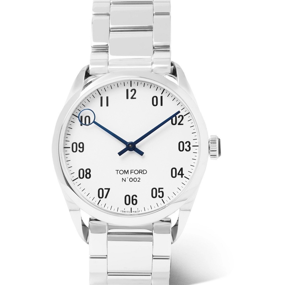 TOM FORD Stainless Steel No. 002 Watch 38mm